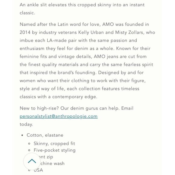 AMO Twist jeans in True Blue, Size 30 - Picture 3 of 13